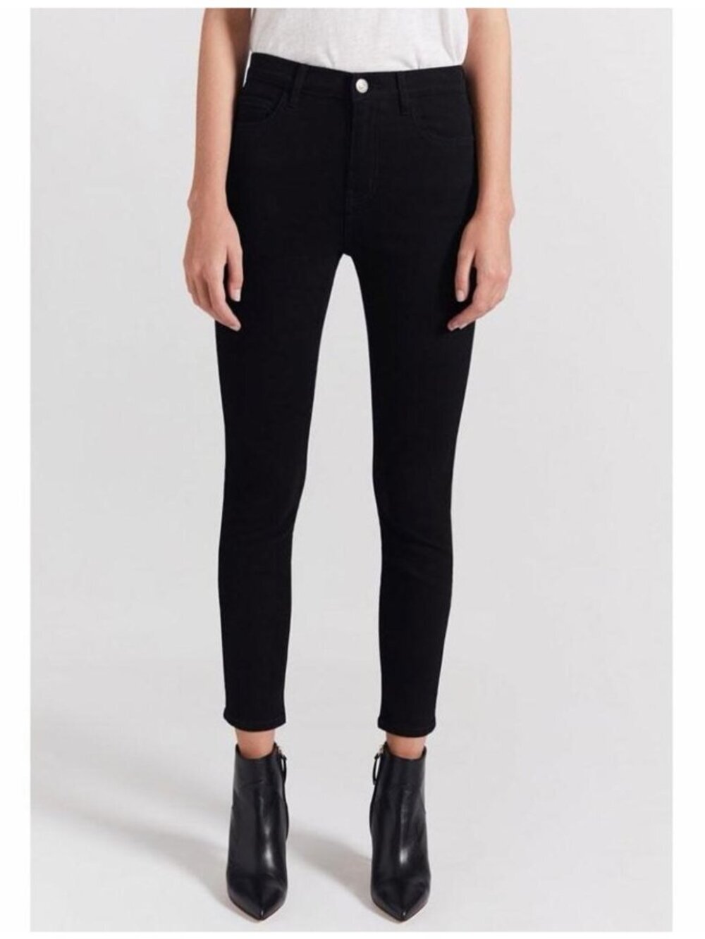 Current/Elliott Womens Black The Stiletto Skinny Jeans Size 27